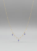 Waterfall necklace in Iolite
