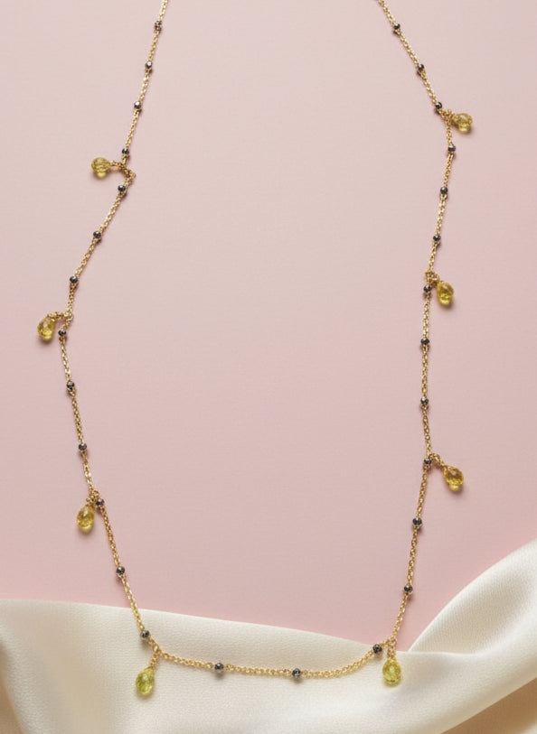 8 Stone in Yellow Sapphire