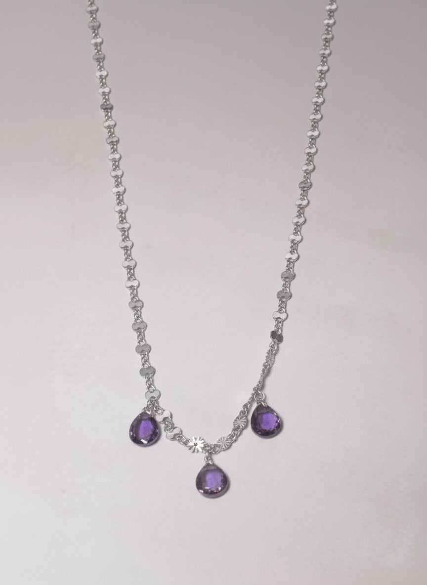 3 Stone Amethyst