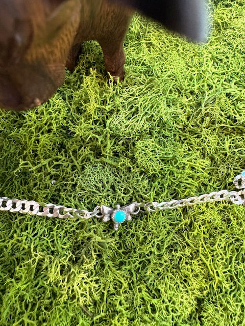 Sterling Silver Bracelet with turquoise